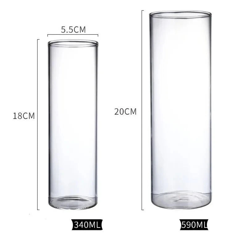 Transparent Long Cocktail Glass