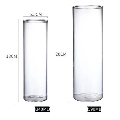 Transparent Long Cocktail Glass