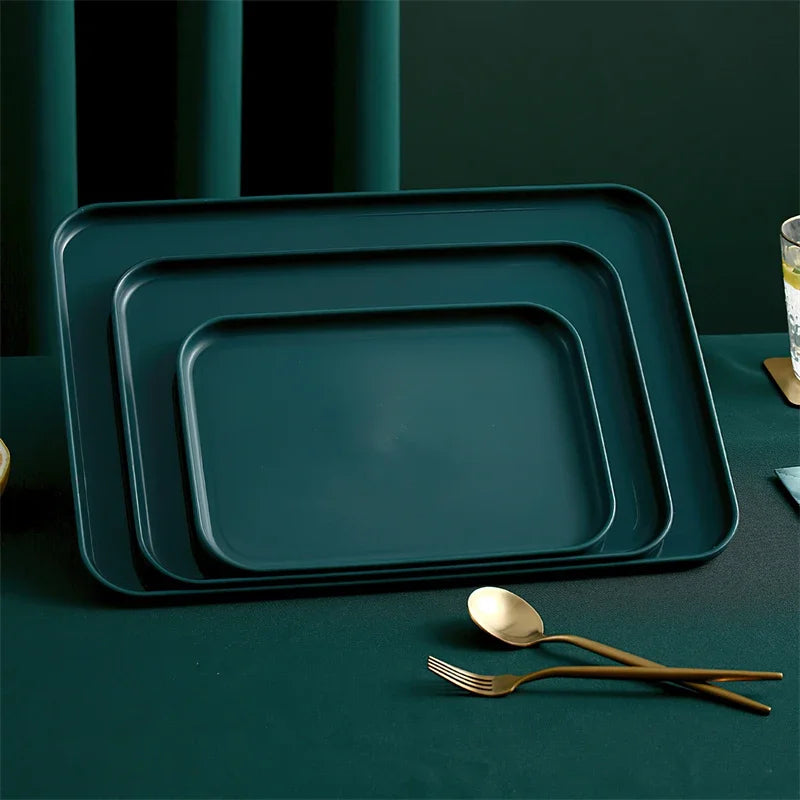 Nordic Dark Rectangular Tray